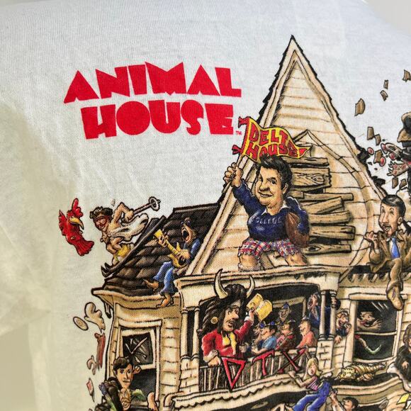 Vintage Animal House Universal Studios Movie Promo Tee Shirt Graphic - Picture 9 of 10